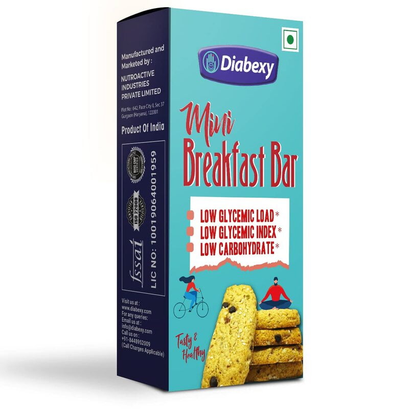 Diabexy Mini Breakfast Bars- 100gms Diabexy Mini Breakfast Bars- 100gms
