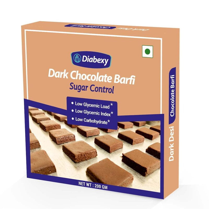 Diabexy Chocolate Hazelnut Barfi- 200gms